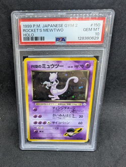 Pokemon PSA 10 GEM MT JAPANESE Rocket's Mewtwo No 150 Gym Challenge Holo S#0629 - Image 1