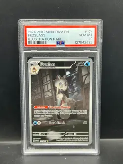 Pokemon PSA 10 GEM MT Froslass 174/167 TWM Illustration Rare Holo 2024 S#2828 - Image 1