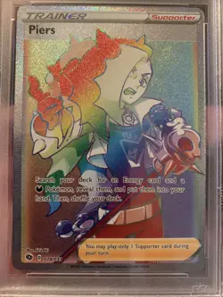 2020 Pokemon Sword & Shield - Champion's Path Piers (Rainbow) #078 PSA 10 GEM MT - Image 2