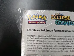 Pokemon Sun & Moon Portuguese Cosmic Eclipse Booster Box Sealed Slight Tear - Image 3