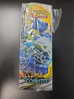 Pokemon Sun & Moon Portuguese Cosmic Eclipse Booster Box Sealed Slight Tear - Image 4