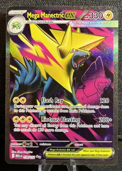 Pokemon Mega Manectric EX 158/132 FA Holo EN MINT - FREE USA SHIPPING - Image 1