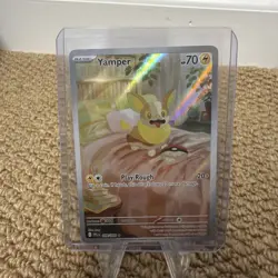 Yamper 099/094 Illustration Rare Pokemon mega Phantasmal Flames NM - Image 1