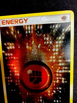 Fighting Energy Holo Rare 106/106 MP (2 Swirls) Emerald 2005 Pokemon TCG 2005 - Image 2