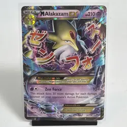 M Alakazam EX Mega Holo 26/124 Pokemon TCG XY Fates Collide 2016 NM-MT Card - Image 1