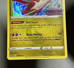 Latias SWSH171 (NM) Black Star Promo Prerelease SWSH: Fusion Strike 2021 Pokemon - Image 4
