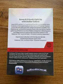 Pokemon TCG Prismatic Evolutions Booster Bundle Factory Sealed 6 Packs - Image 2