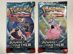 Journey Together, 4 Booster Pack Lot, Factory Sealed Art Set, Pokemon TCG, Fast - Image 5