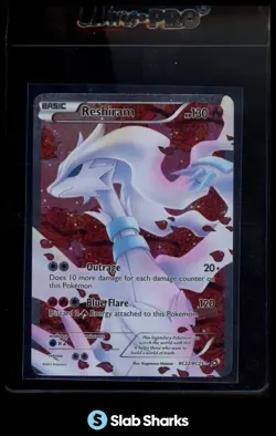 2013 POKEMON LEGENDARY TREASURES #RC22/RC25 RESHIRAM RADIANT COLLECTION - Image 1