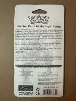 NEW FACTORY SEALED 1999 POKEMON JUNGLE SCYTHER BLISTER PACK W/ CARDBOARD BEND - Image 2