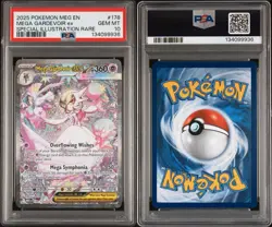 2025 Pokemon Meg en-Mega Evolution #178 Mega Gardevoir ex PSA 10 - Image 3