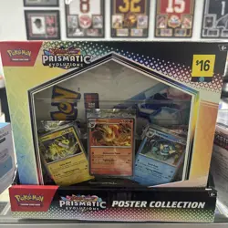(LOT OF 2)NEW Pokemon TCG S&V Prismatic Evolutions Poster Collection Box Sealed - Image 1