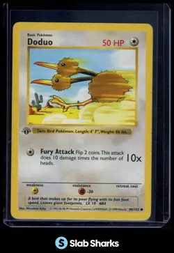 1999 POKEMON SET 1ST EDITION #48/102 DODUO - Image 1