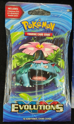 POKEMON XY EVOLUTIONS SLEEVED BOOSTER PACK ART VENUSAUR ARTWORK SEALED +RULEBOOK - Image 2