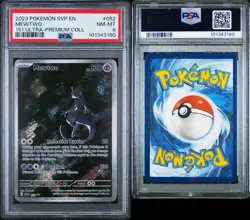2023 POKEMON SVP EN-SV BLACK STAR PROMO 151 ULTRA-PREM COLL #052 MEWTWO PSA 8 - Image 3