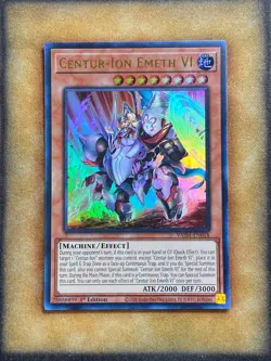 Yugioh Centur-Ion Emeth VI VASM-EN018 Ultra Rare 1st Ed NM - Image 1