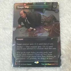 Tragic Slip R Foil #7043 | SLD Secret Lair The Office Bonus Card | MTG - Image 4