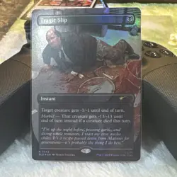 Tragic Slip R Foil #7043 | SLD Secret Lair The Office Bonus Card | MTG - Image 5