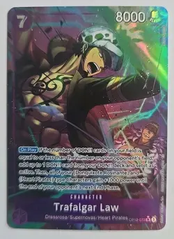 Trafalgar Law Alt Art OP12-073 NM One Piece Card Game English NEVER PLAYED - Image 1