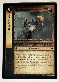 Lord of the Rings LOTR TCG Ents of Fangorn Card - 6R77 Durin's Tower NM/M - Image 1