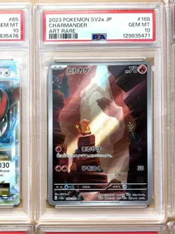 Charmander 168/165 PSA 10 Sv2a: Pokemon Card 151 Holo (Japanese) - Image 1