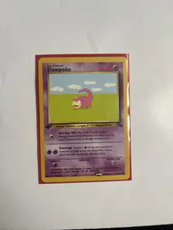 NEAR MINT (NM) 1ST EDITION Slowpoke - Fossil Set 55/62 Pokemon Card - Image 3