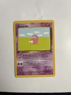 NEAR MINT (NM) 1ST EDITION Slowpoke - Fossil Set 55/62 Pokemon Card - Image 5