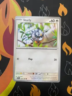 Pokemon Card 148/198 STARLY - SCARLET & VIOLET - REGULAR - COMMON - NM - Image 1