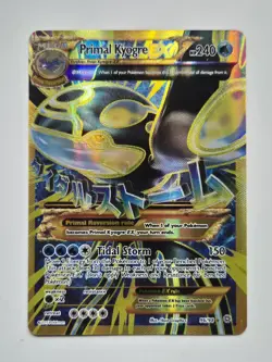 Primal Kyogre EX 96/98 XY Ancient Origins Pokemon Card Shiny Full Art NM - MINT - Image 3