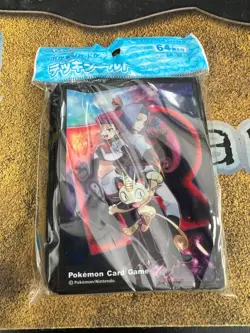 Pokemon Center Japan SEALED 64 ct Team Rocket Deck Shield Card Sleeves!! - Image 1