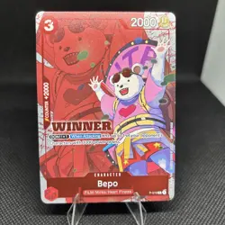 Bepo (Winner Pack Vol. 7) P-019 One Piece Promotion Card Foil - Image 1