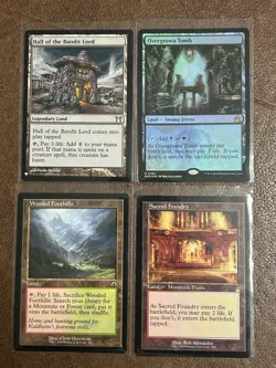 MTG Mixed Fetch Shock Dual Lands Plus Rare Lot with Foils ~$8-$20 Cards Unplayed - Image 1