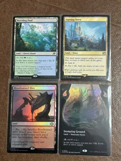 MTG Mixed Fetch Shock Dual Lands Plus Rare Lot with Foils ~$8-$20 Cards Unplayed - Image 3