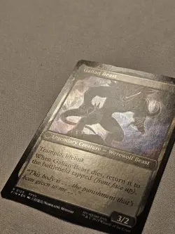 Magic MTG Final Fantasy - Vincent Valentine - Pre-Release Foil Nm - Image 3