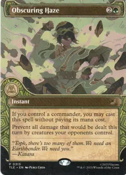 MTG: Avatar: The Last Airbender: Eternal-Legal: Showcase Obscuring Haze: LP Con - Image 1