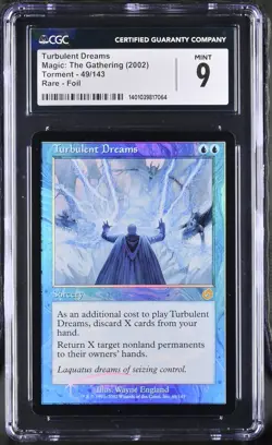 TURBULENT DREAMS Torment Foil Rare CGC 9 MTG [Nostalgium] - Image 1