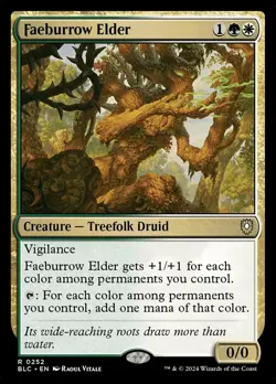 Faeburrow Elder R Commander: Bloomburrow 252 NM - Image 1