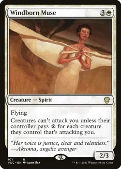 Windborn Muse Commander: Innistrad: Crimson Vow Comander Near Mint MTG Magic - Image 1