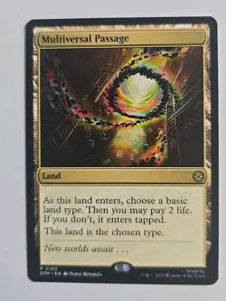 Multiverse Passage - Marvel’s Spider-Man MTG Regular NEVER PLAYED - Image 1