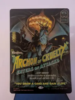MTG Archon of Cruelty (Showcase) Duskmourn: House of Horror Foil NM - Image 1