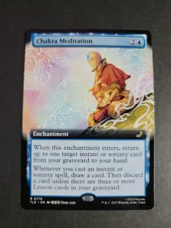 Chakra Meditation (Extended Art) Rare MTG Avatar Eternal - Image 1