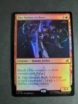 Fire Nation Archers (Foil) Rare MTG Avatar Eternal - Image 1