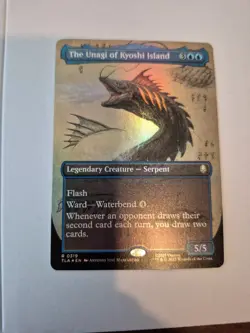 1x The Unagi Of Kyoshi Island (Borderless Foil) TLA 319 NM x1 - Image 1