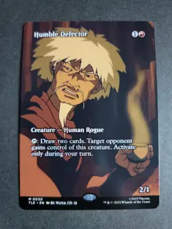 Humble Defector (Borderless) Mythic MTG Avatar Eternal - Image 1