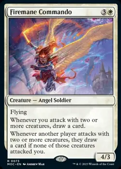 1x Firemane Commando Light Play MTG Magic - Kid Icarus - - Image 1