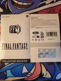 Magic The Gathering Final Fantasy Collector Booster Pack Sealed - Image 3