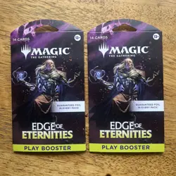 Magic the Gathering Edge of Eternities Play Booster Pack Lot Of 2 BRAND NEW - Image 1
