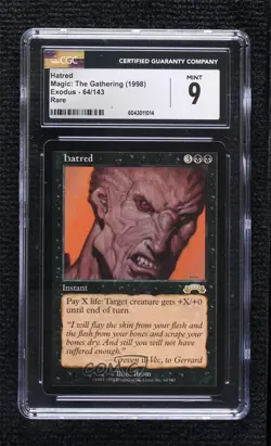 Hatred Magic: Exodus CGC 9 Mint 1998 - Image 1