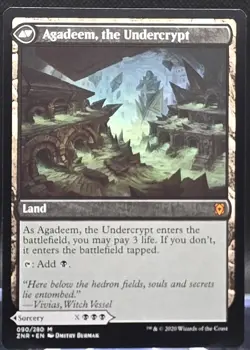 Agadeem's Awakening Agadeem, the Undercrypt #90 Zendikar Rising Reg Mythic - Image 2