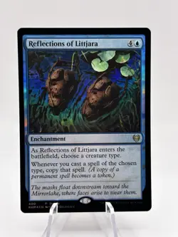 Reflections of Littjara 400 Foil Promo Kaldheim KHM MTG NM - Image 1